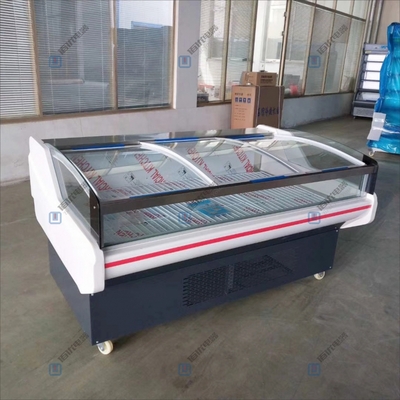 商用直冷鲜肉柜哪家好，直冷鲜肉柜多少钱，卧式冷柜定制开发