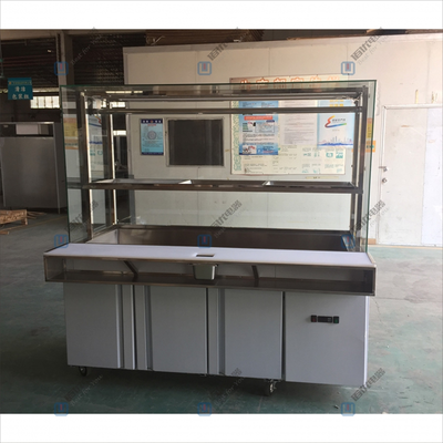 加热展示柜，熟食加热柜，快餐加热展示柜定做
